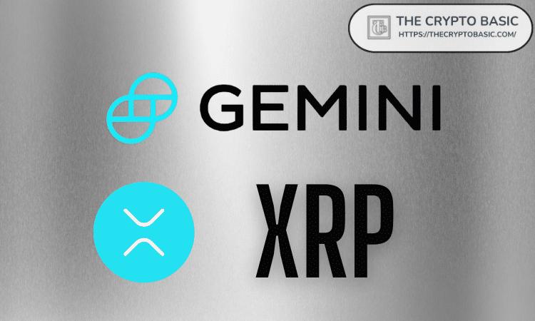 Gemini暗示XRP将迎来重大变革，美国顶级交易所发出信号